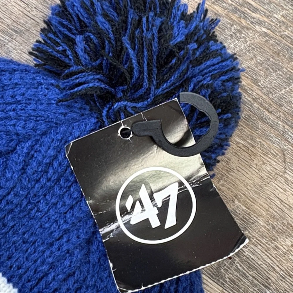 🏈 Indianapolis Colts ’47 Brand Knit Pom Beanie Hat (OSFA) NWT